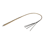 RISE - BDSM Zweep - Feather Hard Single Tail - Zwart/Geel-Erotiekvoordeel.nl