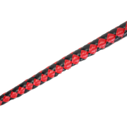 RISE - BDSM Zweep - Feather Soft Single Tail - Rood/Zwart-Erotiekvoordeel.nl