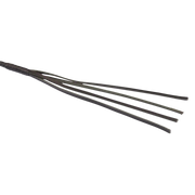 RISE - BDSM Zweep - Feather Soft Single Tail - Blauw/Zwart-Erotiekvoordeel.nl