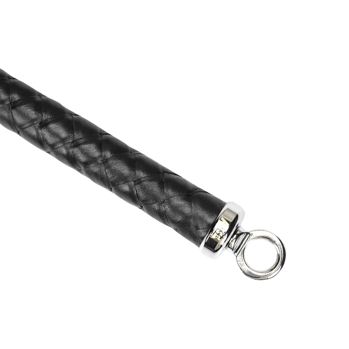 RISE - BDSM Devil's Tongue Flap Zweep - Pulse - Zwart-Erotiekvoordeel.nl