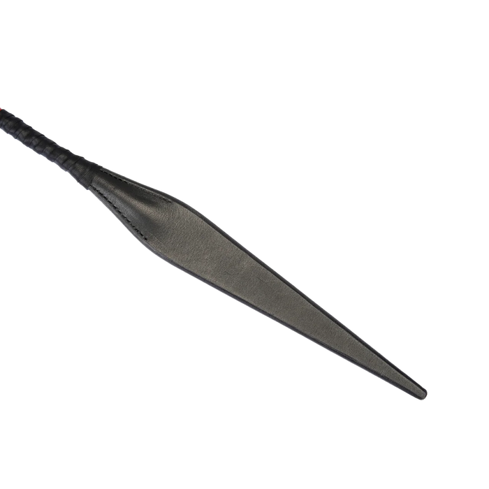 RISE - BDSM Devil's Tongue Flap Zweep - Pulse - Zwart-Erotiekvoordeel.nl