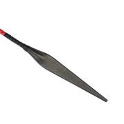 RISE - BDSM Devil's Tongue Flap Zweep - Pulse - Rood-Erotiekvoordeel.nl