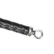 RISE - Lange Flogger met Zachte Strengen - Zwart-Erotiekvoordeel.nl