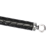 RISE - Lange Flogger met Harde Strengen – Zwart-Erotiekvoordeel.nl