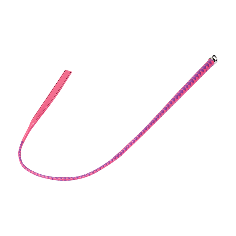 RISE - BDSM Zweep - Feather Wide Single Tail - Roze/Paars-Erotiekvoordeel.nl
