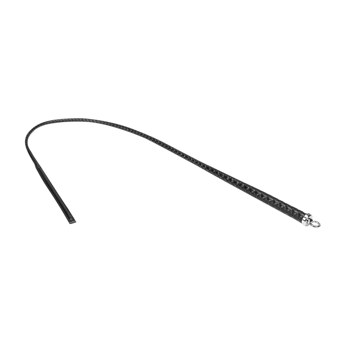 RISE - BDSM Zweep - Feather Wide Single Tail - Zwart-Erotiekvoordeel.nl