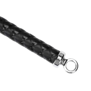 RISE - BDSM Zweep - Feather Wide Single Tail - Zwart-Erotiekvoordeel.nl