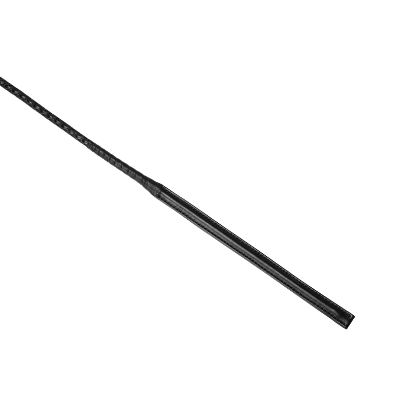 RISE - BDSM Zweep - Feather Wide Single Tail - Zwart-Erotiekvoordeel.nl