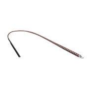 RISE - BDSM Zweep - Feather Wide Single Tail - Wijnrood/Zwart-Erotiekvoordeel.nl