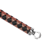 RISE - BDSM Zweep - Feather Wide Single Tail - Wijnrood/Zwart-Erotiekvoordeel.nl