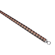 RISE - BDSM Zweep - Feather Wide Single Tail - Wijnrood/Zwart-Erotiekvoordeel.nl