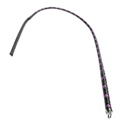 RISE - BDSM Zweep - Feather Slim Single Tail - Zwart/Paars-Erotiekvoordeel.nl
