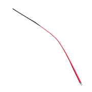 RISE - BDSM Zweep - Feather Slim Single Tail - Rood/Roze-Erotiekvoordeel.nl