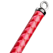 RISE - BDSM Zweep - Feather Slim Single Tail - Rood/Roze-Erotiekvoordeel.nl