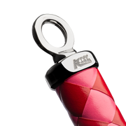 RISE - BDSM Zweep - Feather Slim Single Tail - Rood/Roze-Erotiekvoordeel.nl