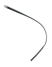 RISE - BDSM Zweep - Feather Slim Single Tail - Zwart/Groen-Erotiekvoordeel.nl