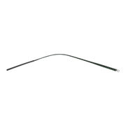 RISE - BDSM Zweep - Feather Slim Single Tail - Zwart/Groen-Erotiekvoordeel.nl