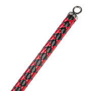 RISE - Cat O' Nine BDSM Zweep - Heavy - Zwart/Rood-Erotiekvoordeel.nl