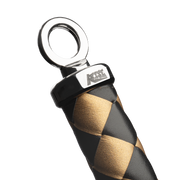 RISE - Cat O' Nine BDSM Zweep - Regular - Zwart/Goud-Erotiekvoordeel.nl