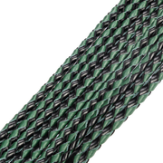 RISE - Cat O' Nine BDSM Zweep - Regular - Zwart/Groen-Erotiekvoordeel.nl