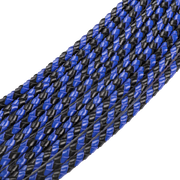 RISE - Cat O' Nine BDSM Zweep - Extra Heavy - Zwart/Blauw-Erotiekvoordeel.nl