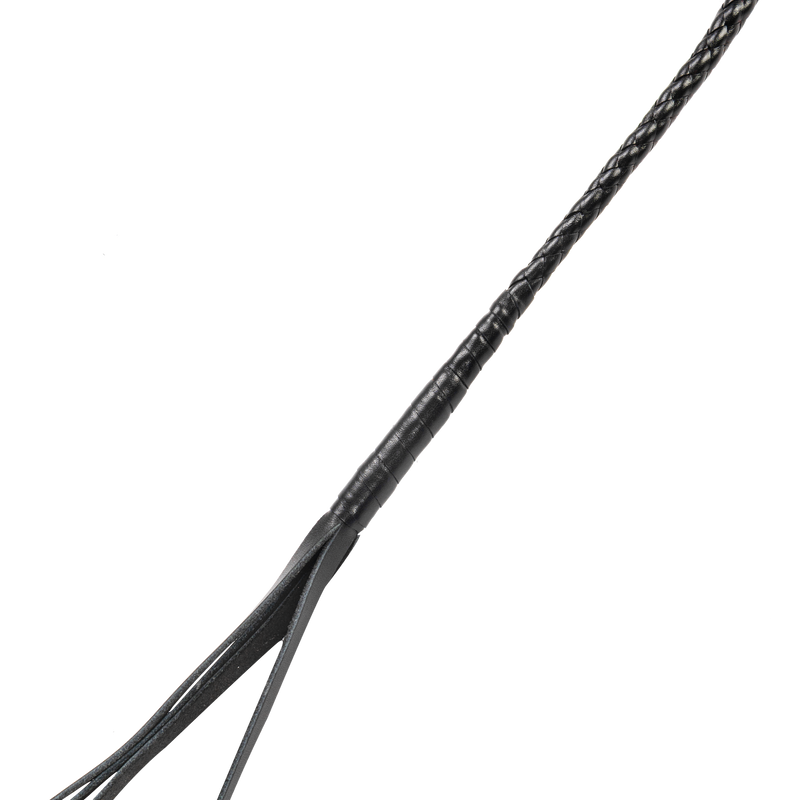 RISE - Japanse Bull Whip - 120 cm - Zwart-Erotiekvoordeel.nl