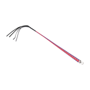 RISE - Japanse Bull Whip - 90 cm - Rood/Blauw-Erotiekvoordeel.nl