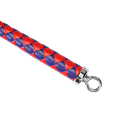 RISE - Japanse Bull Whip - 90 cm - Rood/Blauw-Erotiekvoordeel.nl