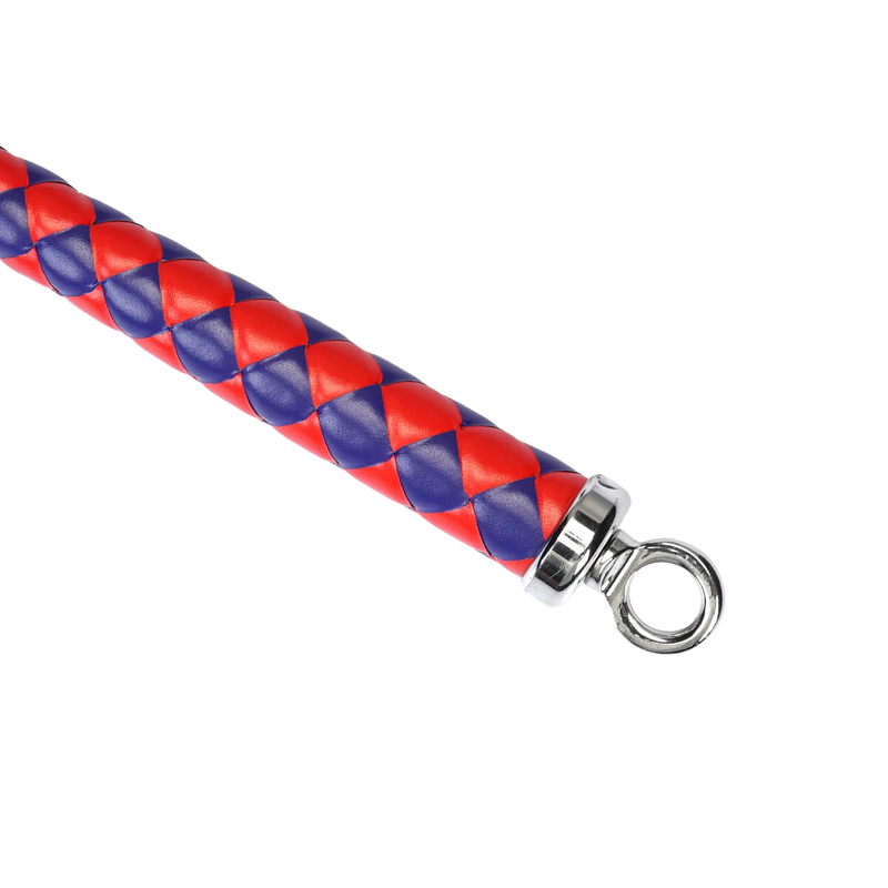 RISE - Japanse Bull Whip - 90 cm - Rood/Blauw-Erotiekvoordeel.nl