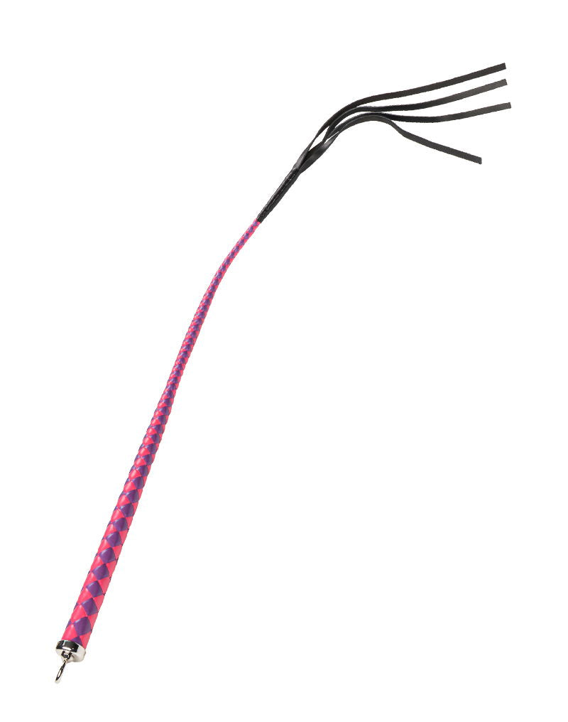 RISE - Japanse Bull Whip - 90 cm - Roze/Paars-Erotiekvoordeel.nl