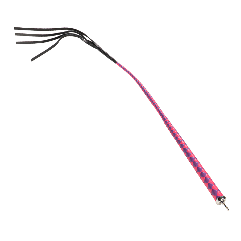 RISE - Japanse Bull Whip - 90 cm - Roze/Paars-Erotiekvoordeel.nl