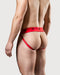 MM Original - REV2 - Reversible Jockstrap - Herenslip - Tailleband 5 cm - Zwart/Rood-Erotiekvoordeel.nl