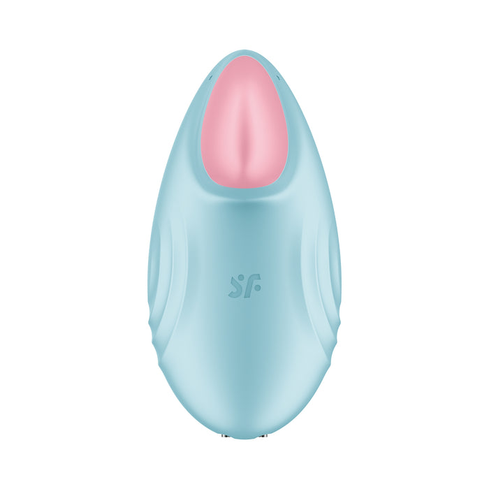 Satisfyer - Tropical Tip - Clitoris Vibrator - App Control - Lichtblauw-Erotiekvoordeel.nl