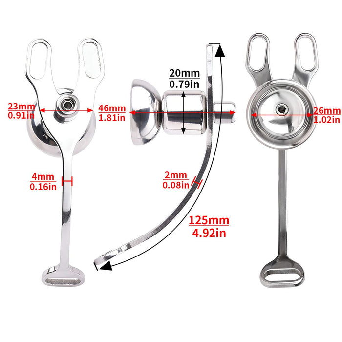 Kiotos - Male to Female Verstelbare Kuisheidsgordel - Sissy Kuisheidsgordel-Erotiekvoordeel.nl
