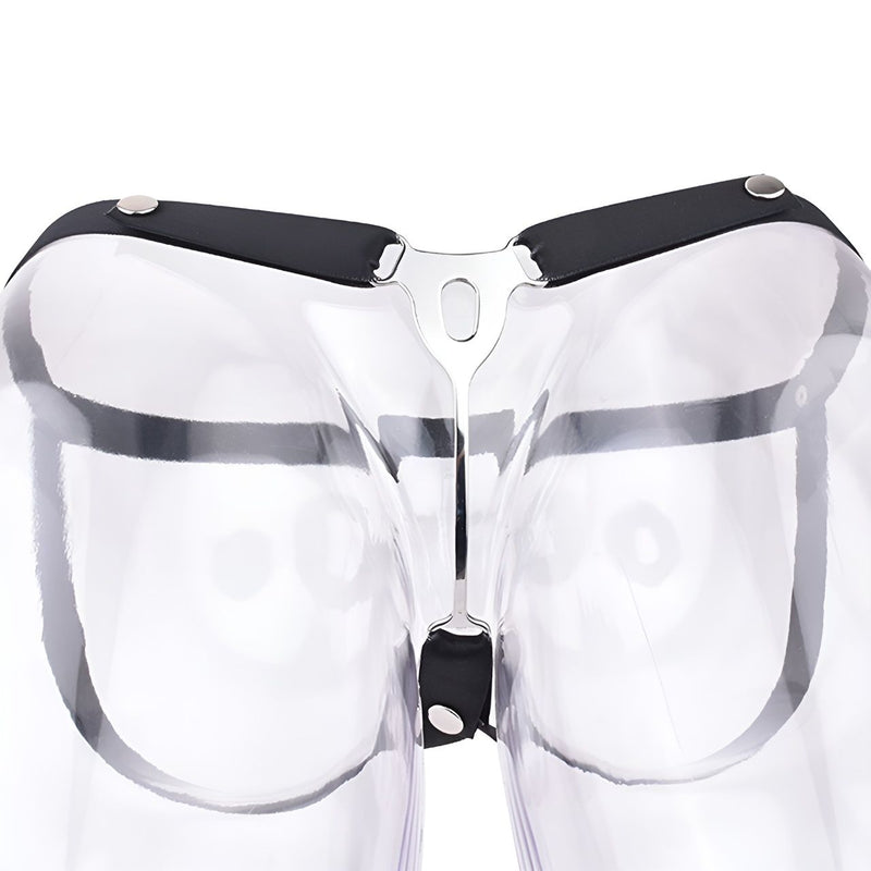 Kiotos - Male to Female Kuisheidsgordel met Plaat - Sissy Kuisheidsgordel-Erotiekvoordeel.nl