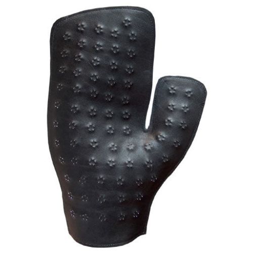 Mister B - Leren Pin Prik Handschoen - Rechterhand-Erotiekvoordeel.nl