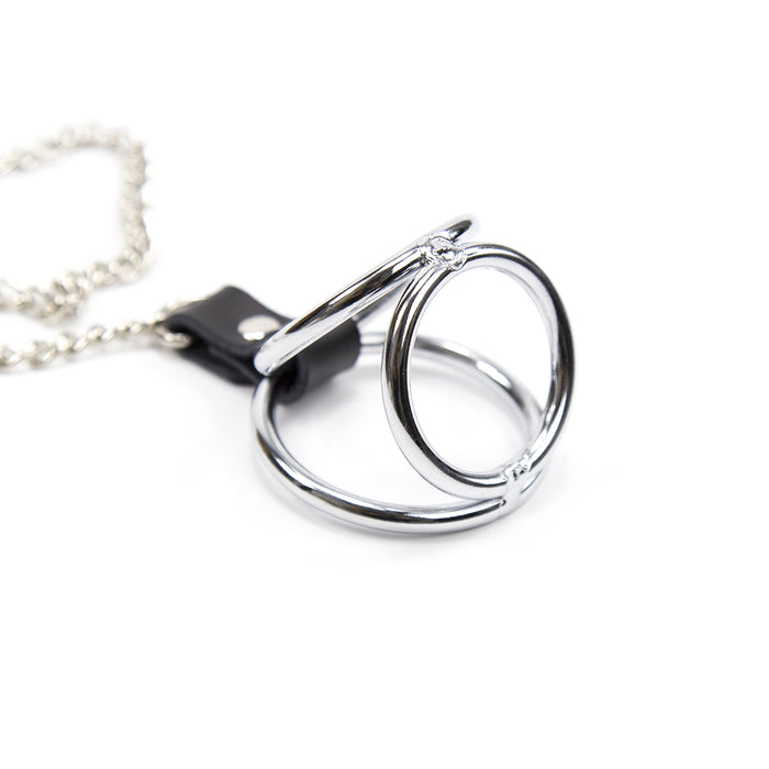 Smart Moves - Nipple Clamps with Cock Rings M silver-Erotiekvoordeel.nl