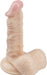 Being Fetish - PVC Dildo met Balzak en Zuignap - 16,5 cm - Lichte Huidskleur-Erotiekvoordeel.nl