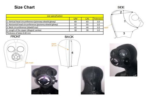 Mister B - Russisch Gasmasker met Oogkappen - Maat L/XL-Erotiekvoordeel.nl