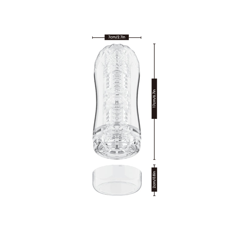 Chisa - Quickshot Portable Cup - Bearhug - Cup Masturbator - Transparant-Erotiekvoordeel.nl