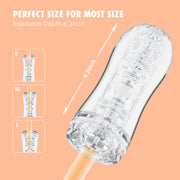 Chisa - Quickshot Portable Cup - Peak - Cup Masturbator - Transparant-Erotiekvoordeel.nl