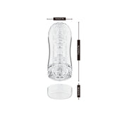 Chisa - Quickshot Portable Cup - Peak - Cup Masturbator - Transparant-Erotiekvoordeel.nl