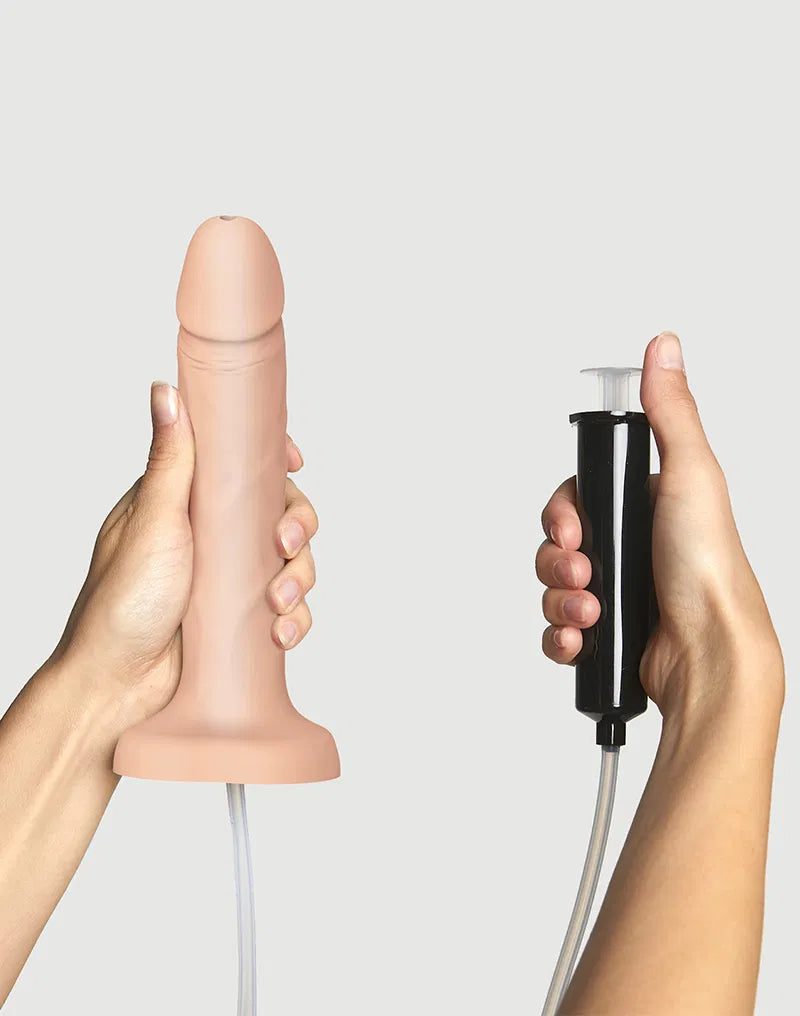 Strap-on-Me - Squirting Cum Dildo - Realistiche Spuitende Dildo - Lichte Huidskleur-Erotiekvoordeel.nl