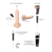 Strap-on-Me - Squirting Cum Dildo - Realistiche Spuitende Dildo - Lichte Huidskleur-Erotiekvoordeel.nl