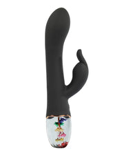 Loviss Flora Garden Rabbit Vibrator – Zwart-Erotiekvoordeel.nl