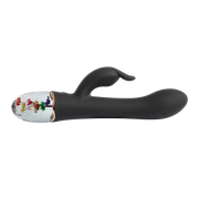 Loviss Flora Garden Rabbit Vibrator – Zwart-Erotiekvoordeel.nl