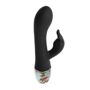 Loviss Flora Garden Rabbit Vibrator – Zwart-Erotiekvoordeel.nl