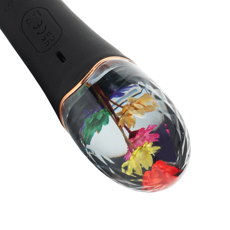Loviss Flora Garden Rabbit Vibrator – Zwart-Erotiekvoordeel.nl