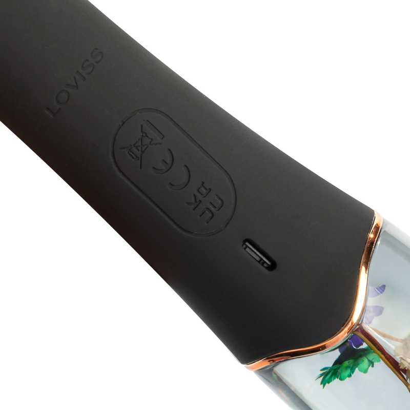 Loviss Flora Garden Rabbit Vibrator – Zwart-Erotiekvoordeel.nl
