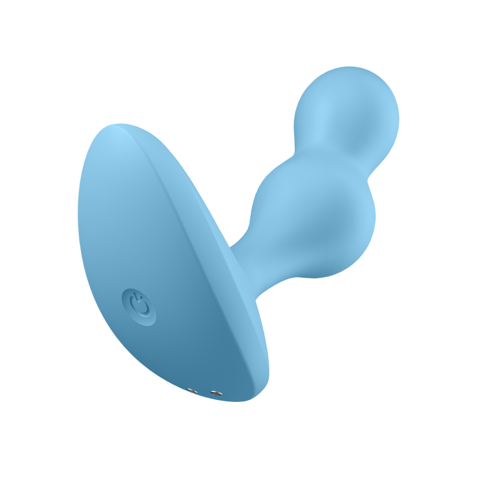 Satisfyer - Deep Diver - Vibrerende Buttplug - Met App Control - Lichtblauw-Erotiekvoordeel.nl